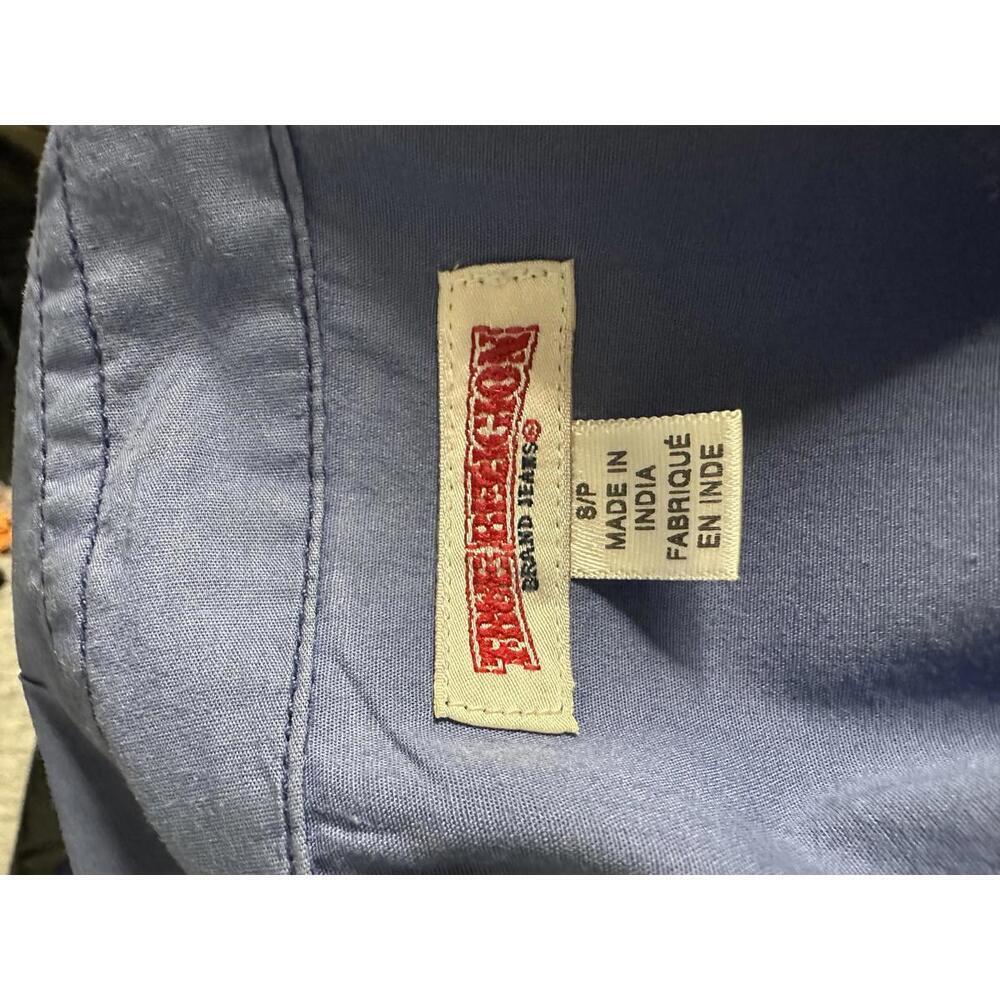 True Religion blue unisex Western long sleeve button-up shirt Size Small - Picture 8 of 8